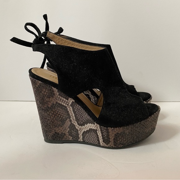 MINELLI WEDGE SANDALS - Picture 1 of 3